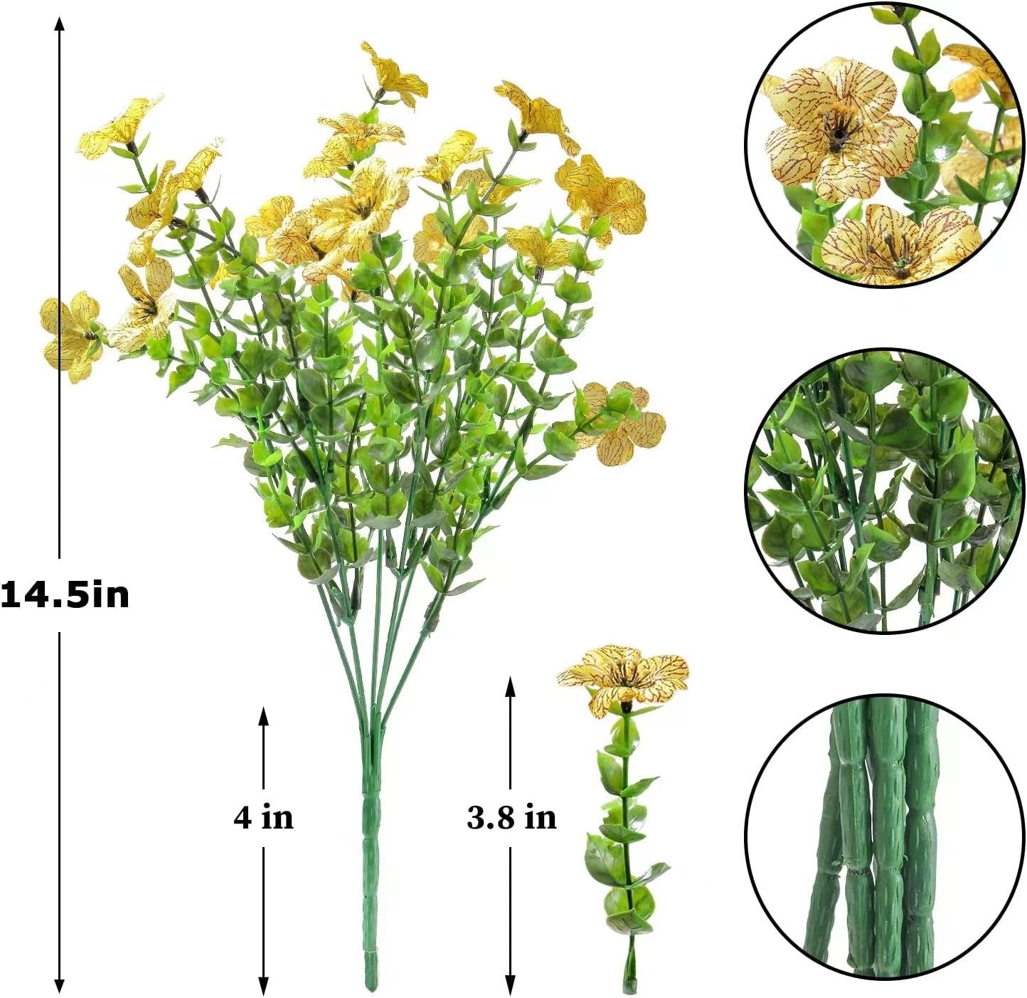🔥LETZTER TAG 70 % RABATT🔥Outdoor-Pflanzen – Künstliche Blumen