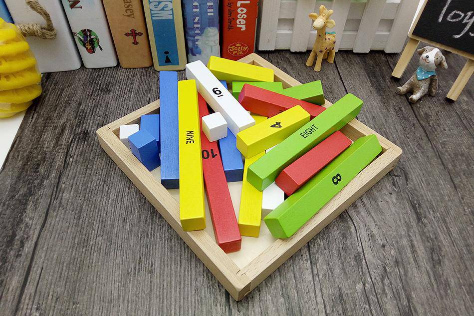 HÖLZERNES Montessori-DOMINO UND BLÖCKE ZUSÄTZLICHES PÄDAGOGISCHES SPIELZEUG