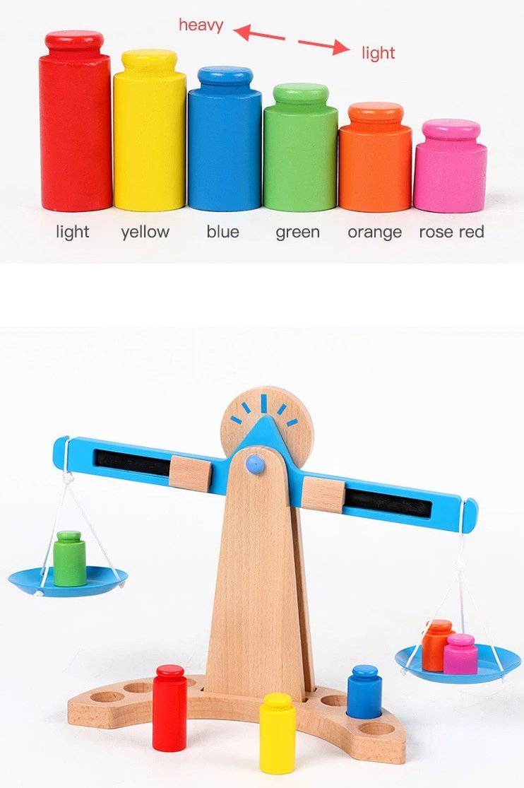 Holz-Montessori-Materialien, Holz-Set
