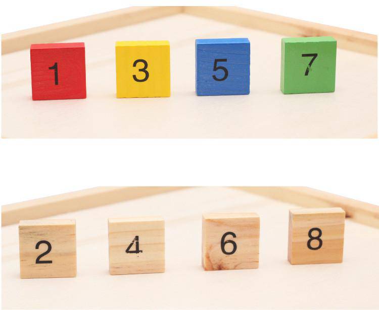 Holz-Multiplikationstisch-Stapelbrett