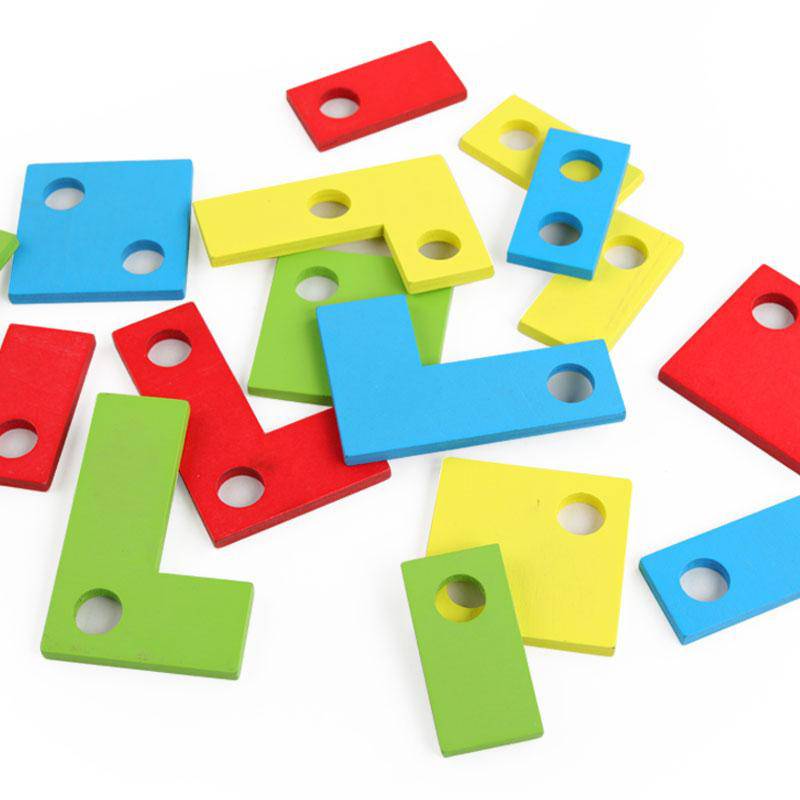 Wooden Puzzle Toys for Logical Thinking and Montessori Educational Learning