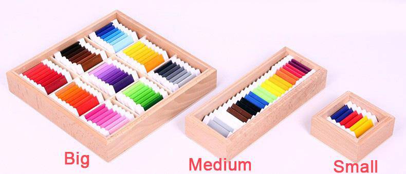 Tablettenbox aus farbigem Holzmaterial