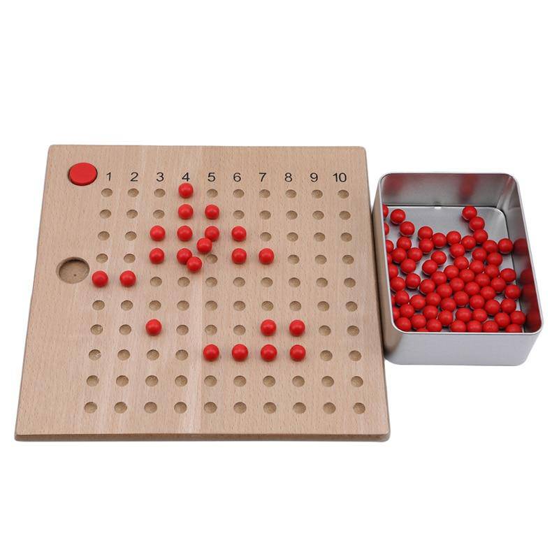 Mathe-Spielzeug aus Holz für Division, Multiplikation und Addition