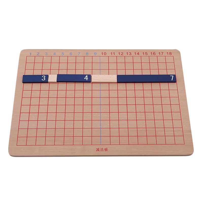 Mathe-Spielzeug aus Holz für Division, Multiplikation und Addition