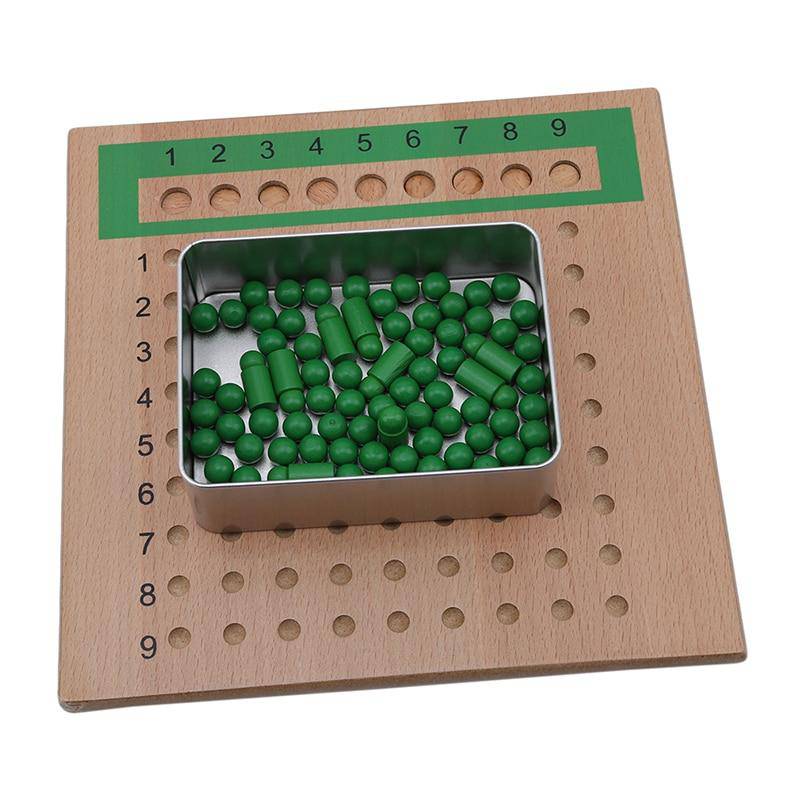 Mathe-Spielzeug aus Holz für Division, Multiplikation und Addition