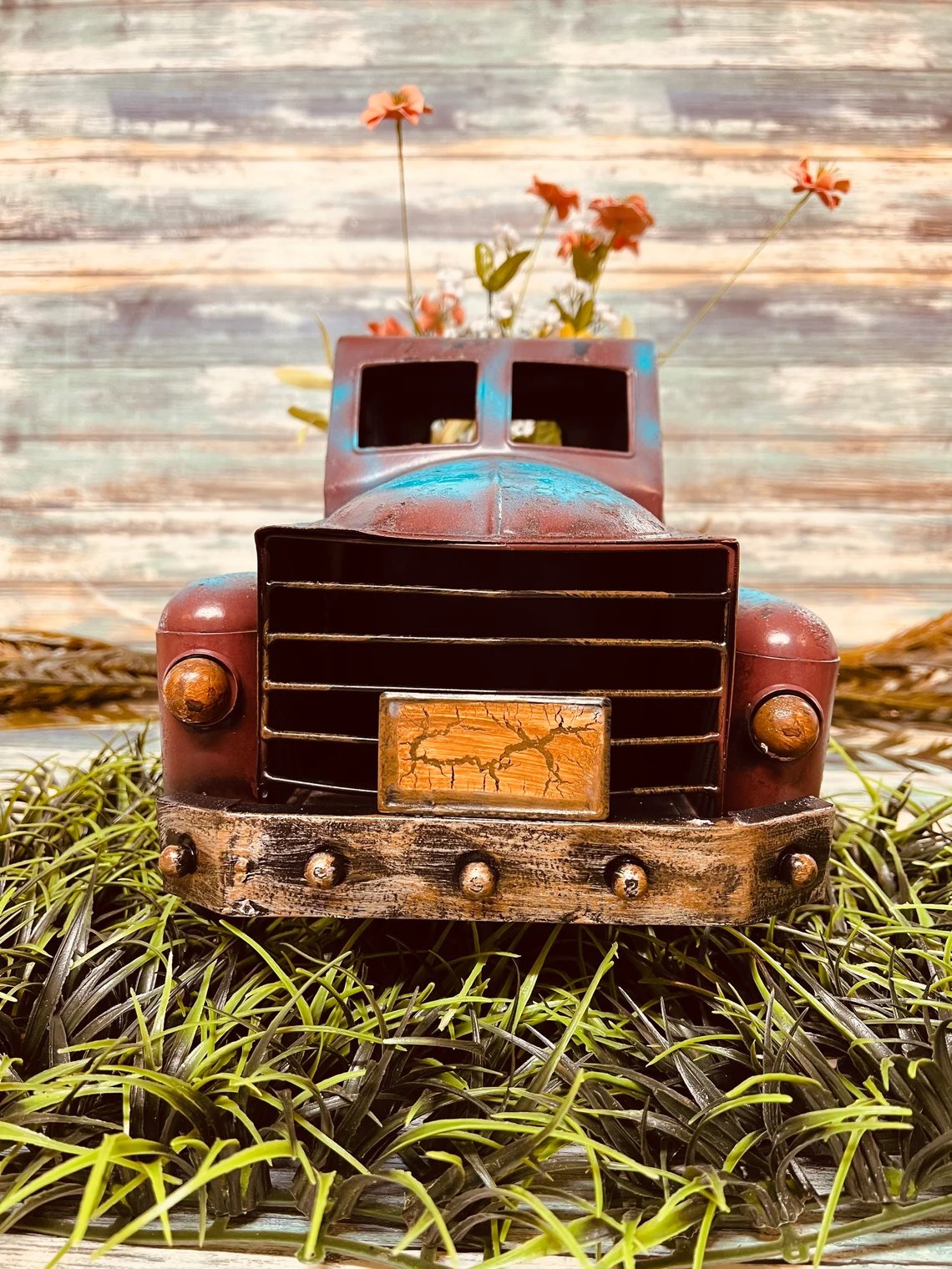 🎁Frühling Ostern Hot Sale 45 % RABATT💝Frühling Sommer Großer rustikaler Bauernhaus-LKW