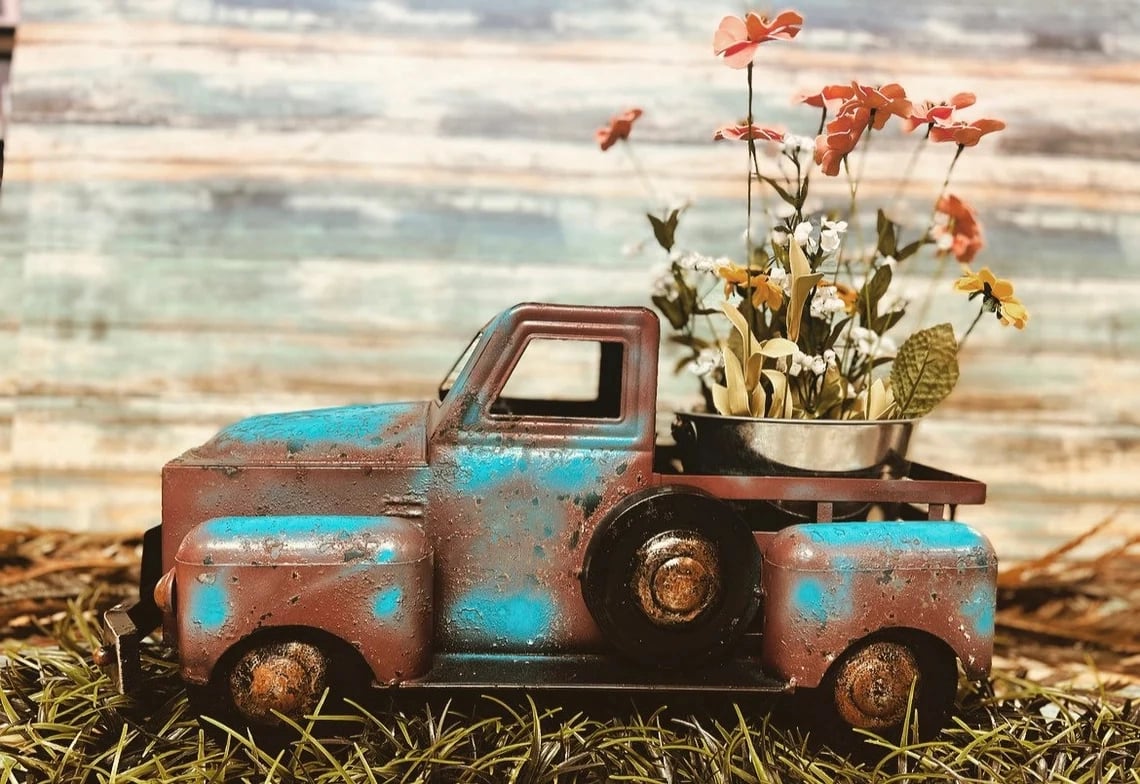 🎁Frühling Ostern Hot Sale 45 % RABATT💝Frühling Sommer Großer rustikaler Bauernhaus-LKW