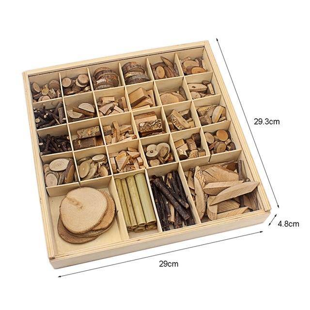 DIY Holz-Kunst- und Bastel-Zweig-Spielzeug