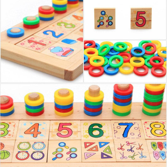 Zählbrettspielzeug aus Holz