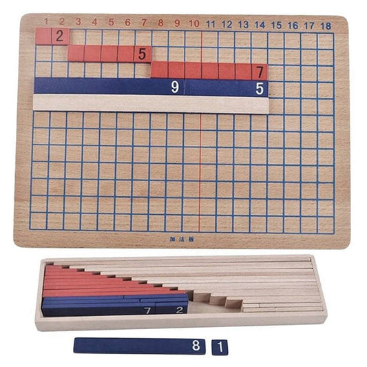 Mathe-Spielzeug aus Holz für Division, Multiplikation und Addition